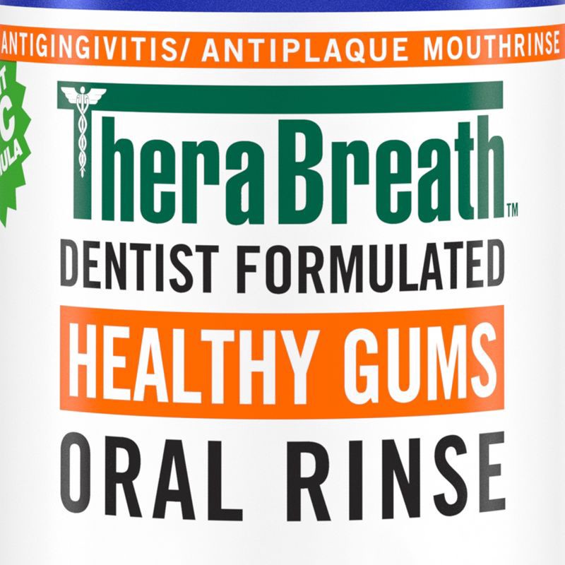 slide 2 of 14, TheraBreath Healthy Gums Mouthwash Antigingivitis - Clean Mint - 33.8 fl oz, 33.8 fl oz