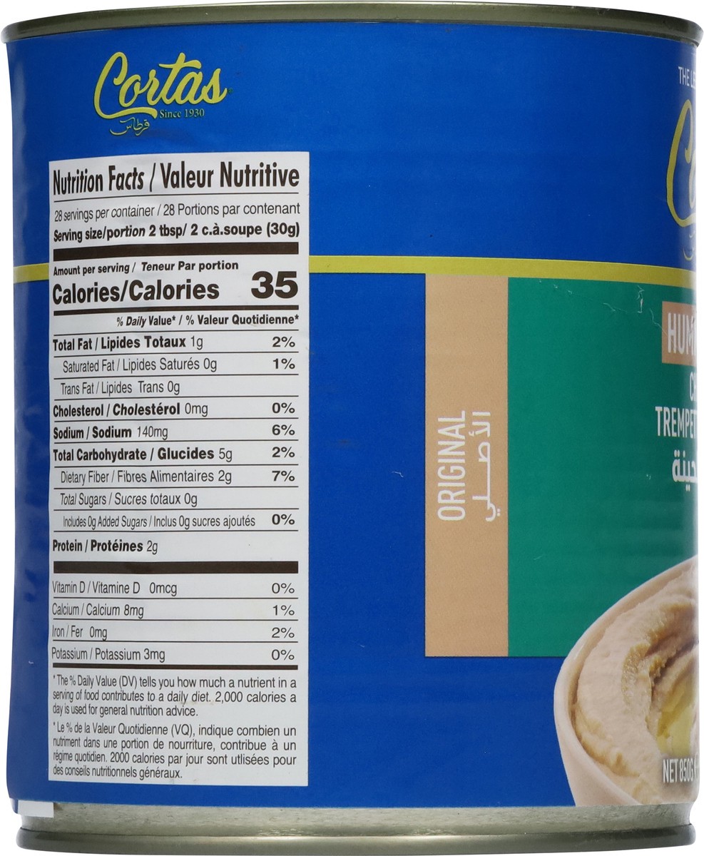 slide 9 of 14, Cortas Original Hummus Tahina Chickpea Dip 850 g, 30 oz