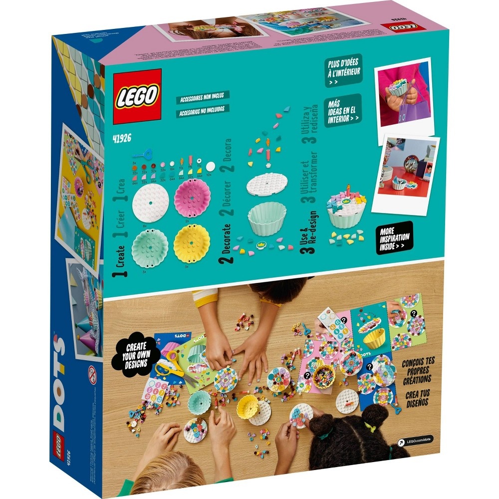 slide 4 of 7, LEGO DOTS Creative Party Kit DIY Craft Decorations Kit 41926, 1 ct