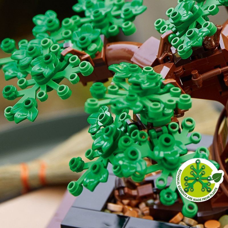 slide 6 of 8, LEGO Icons Bonsai Tree Home Décor Set 10281, 1 ct