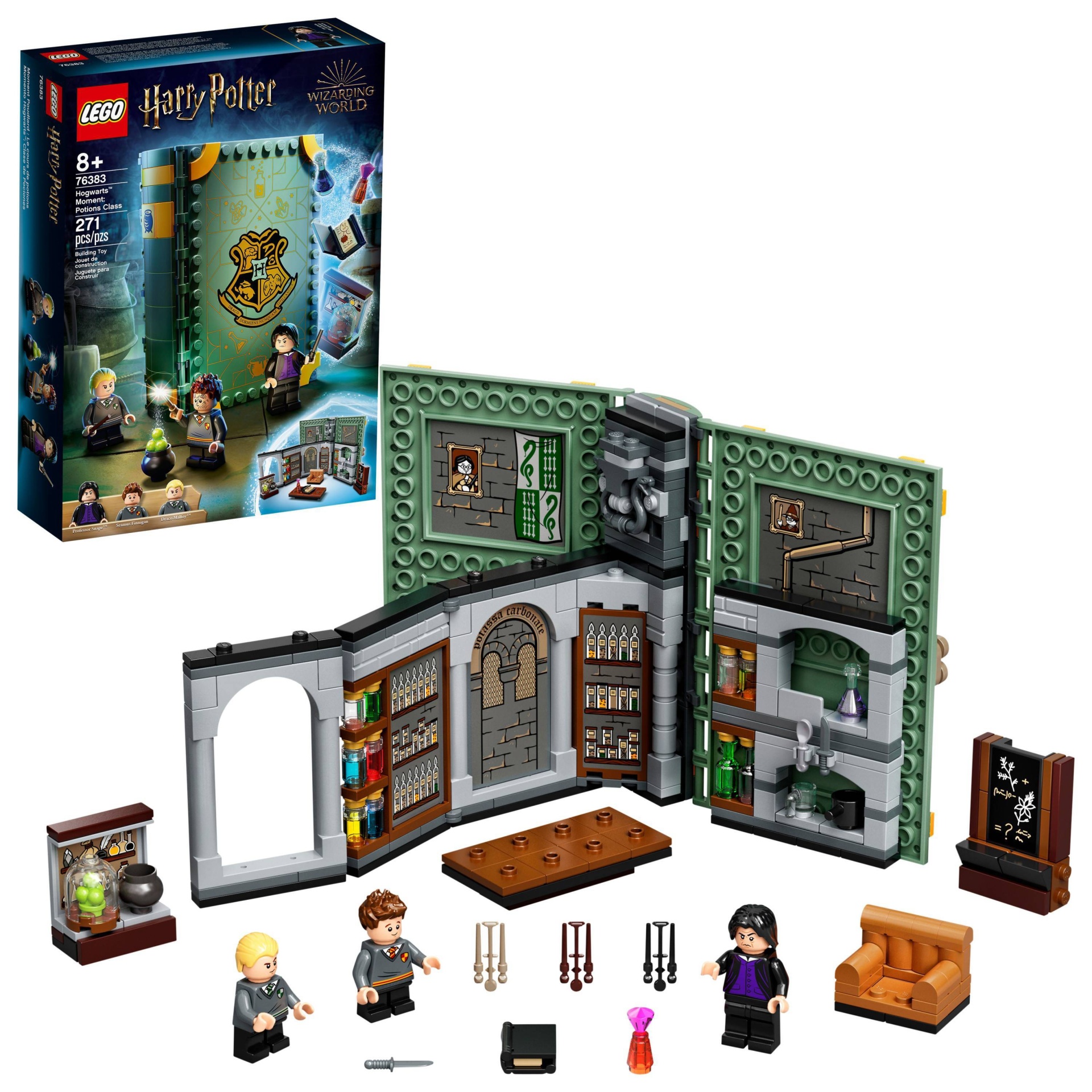 slide 1 of 7, LEGO Harry Potter Hogwarts Moment: Potions Class; Brick-Built Playset 76383, 1 ct