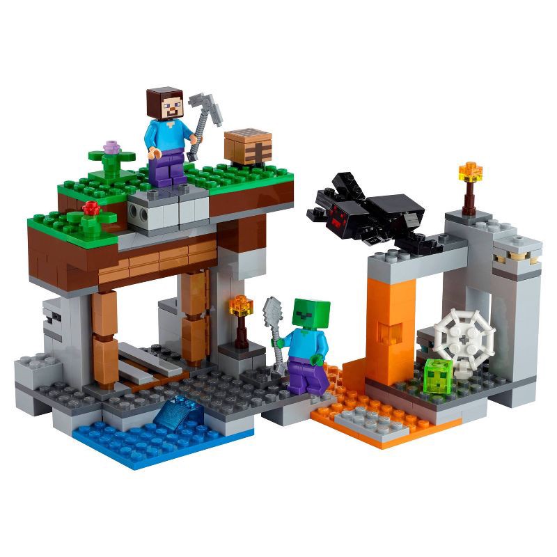 slide 2 of 7, LEGO Minecraft The Abandoned Mine Set with Figures 21166, 1 ct