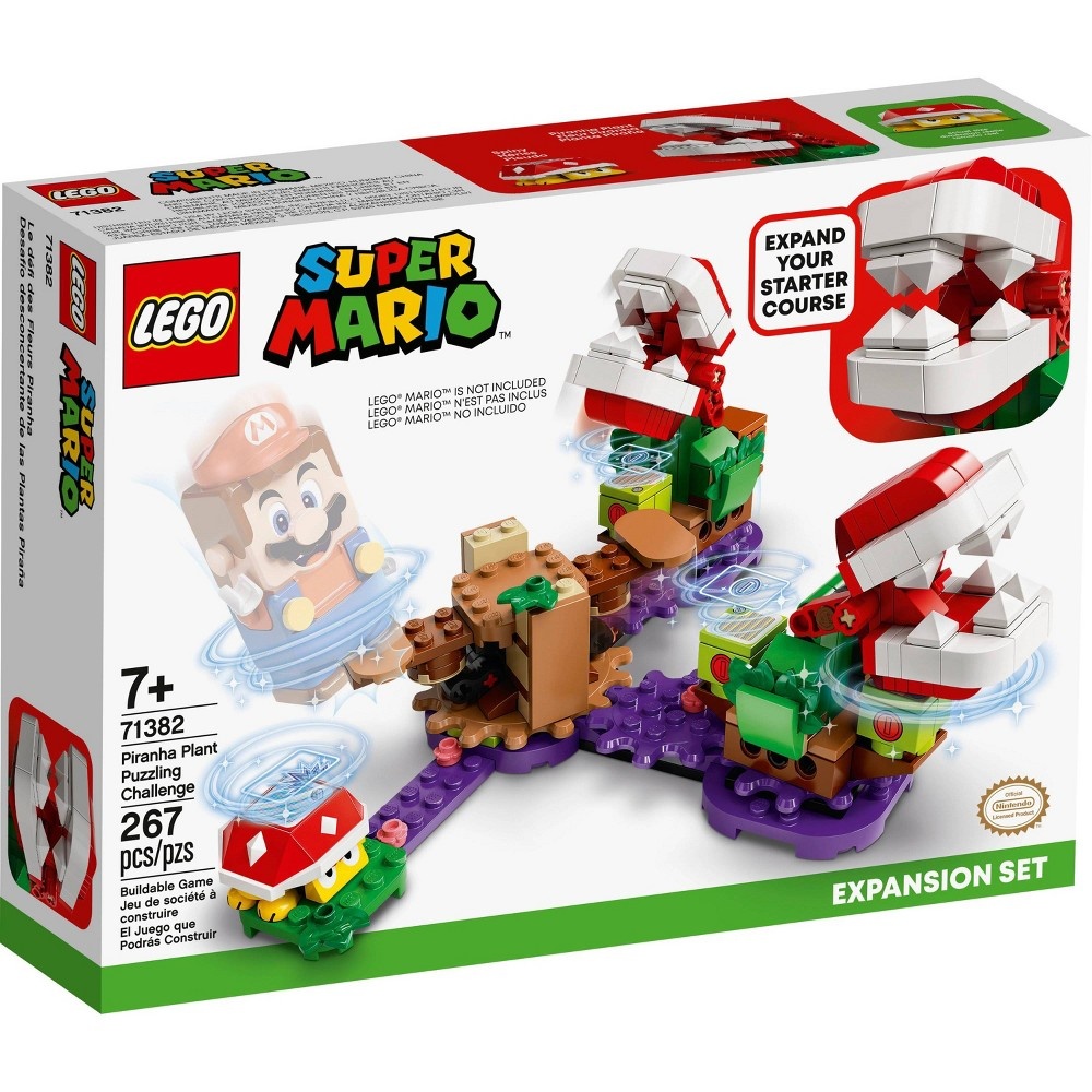 slide 4 of 7, LEGO Super Mario Piranha Plant Puzzling Challenge Expansion Set 71382, 1 ct