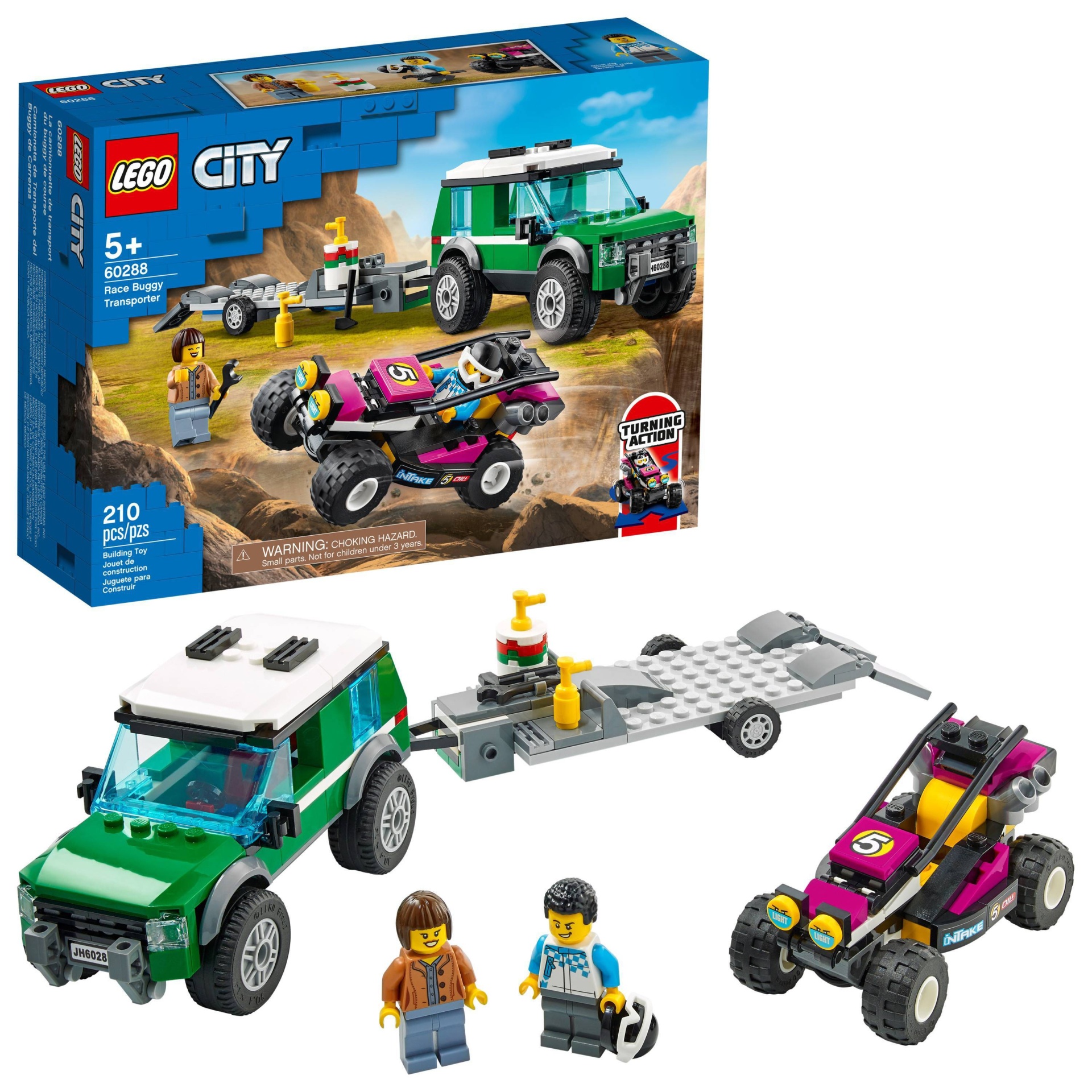 slide 1 of 7, LEGO City Race Buggy Transporter Building Kit 60288, 1 ct