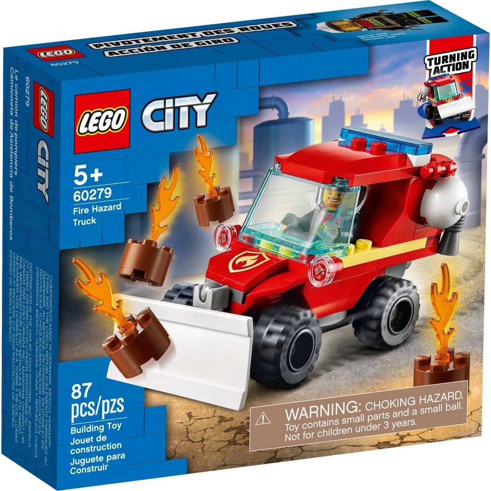 slide 4 of 7, LEGO City Fire Hazard Truck Building Kit 60279, 1 ct