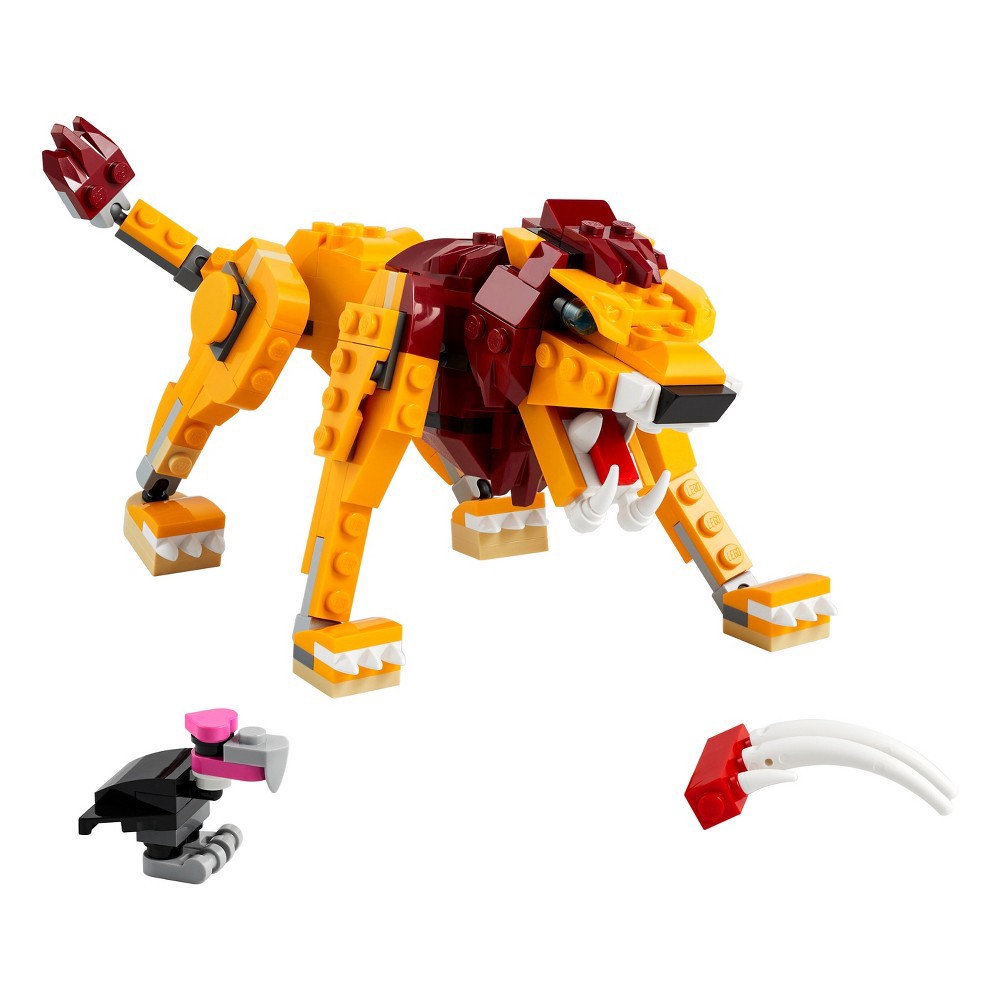 slide 3 of 8, LEGO Creator 3in1 Wild Lion 31112, 1 ct