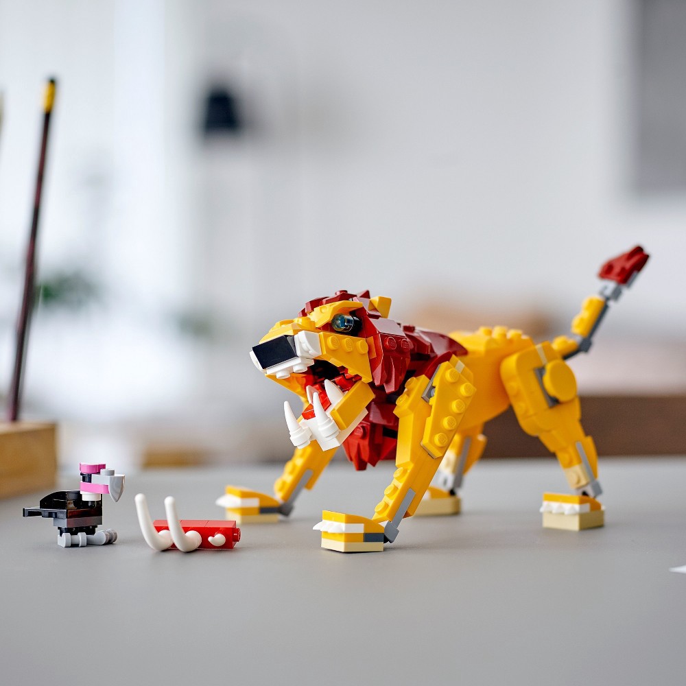 slide 2 of 8, LEGO Creator 3in1 Wild Lion 31112, 1 ct