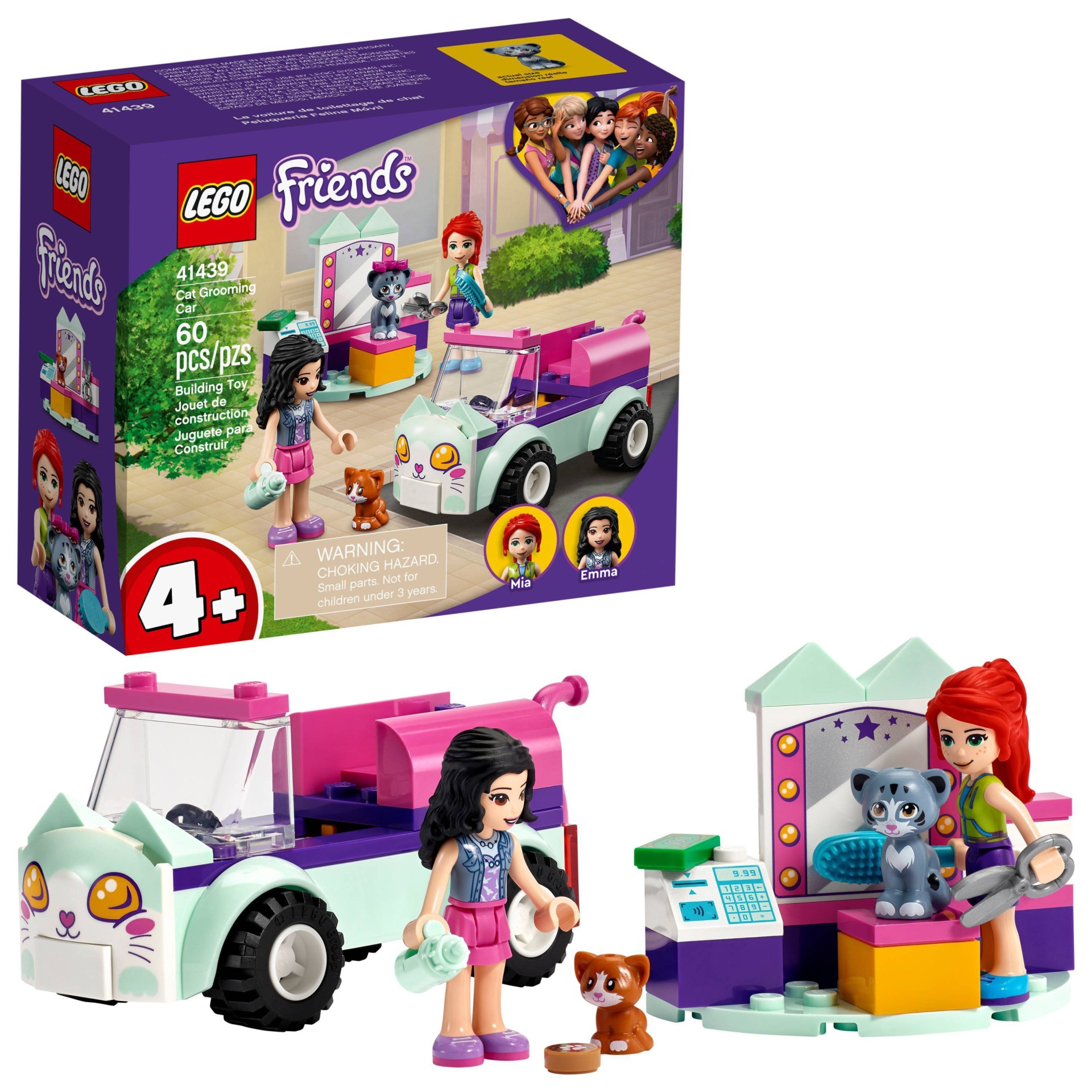 slide 1 of 7, LEGO Friends Cat Grooming Car Building Kit 41439, 1 ct