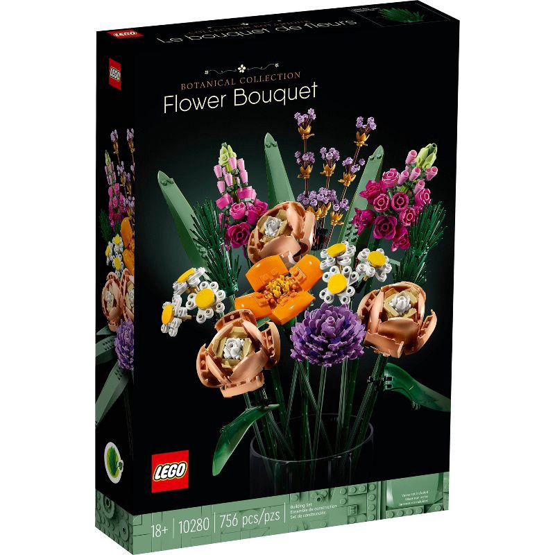 slide 4 of 7, LEGO Icons Flower Bouquet Botanical Collection Building Set 10280, 1 ct