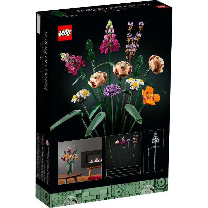 slide 5 of 7, LEGO Icons Flower Bouquet Botanical Collection Building Set 10280, 1 ct