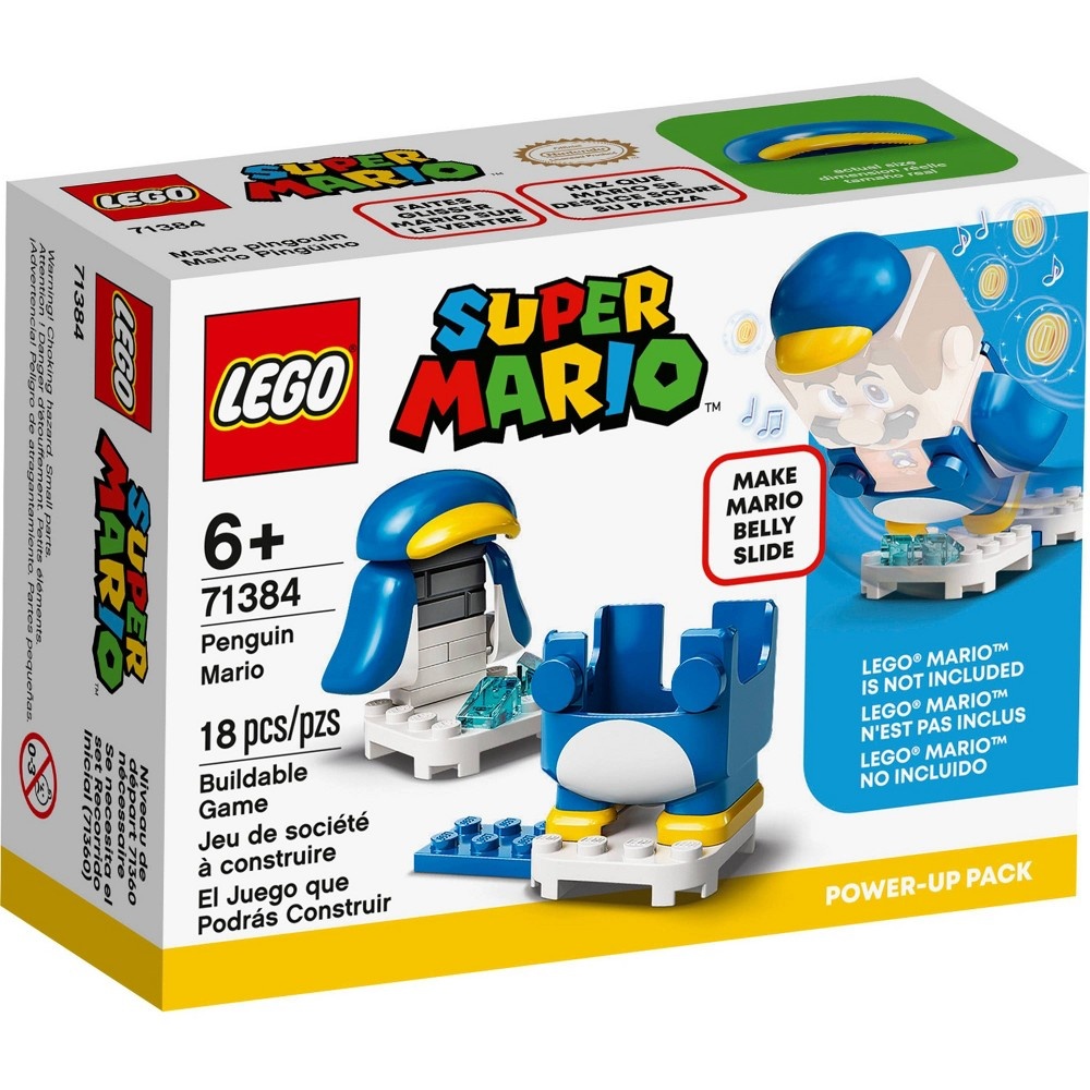 slide 4 of 7, LEGO Super Mario Penguin Mario Power-Up Pack 71384, 1 ct