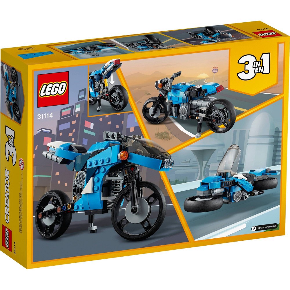 slide 5 of 7, LEGO Creator 3in1 Superbike 31114, 1 ct