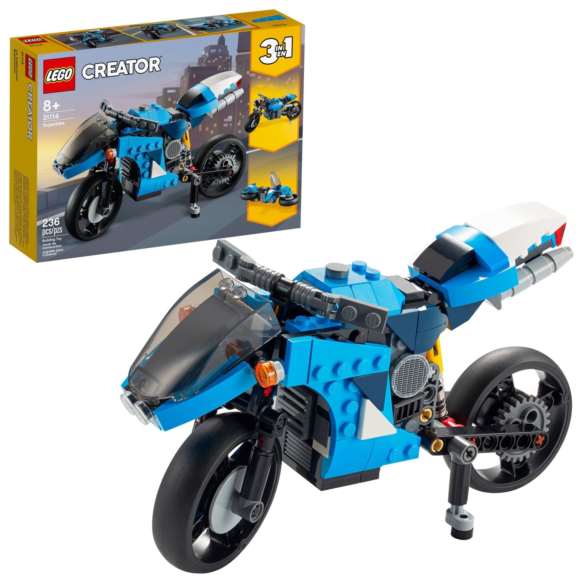 slide 1 of 7, LEGO Creator 3in1 Superbike 31114, 1 ct