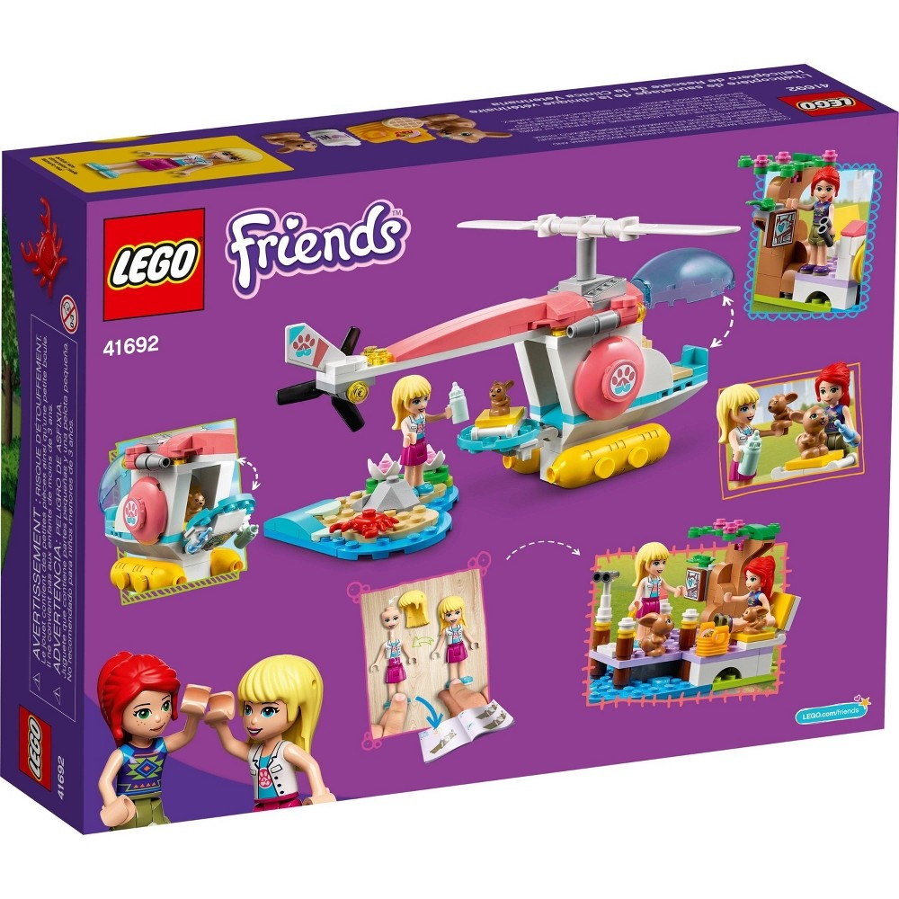 slide 7 of 7, LEGO Friends Vet Clinic Rescue Helicopter Building Kit 41692, 1 ct