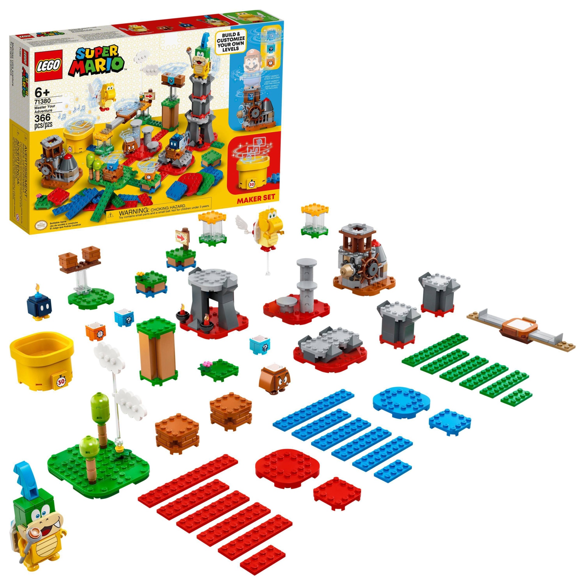 slide 1 of 7, LEGO Super Mario Master Your Adventure Maker Set 71380, 1 ct