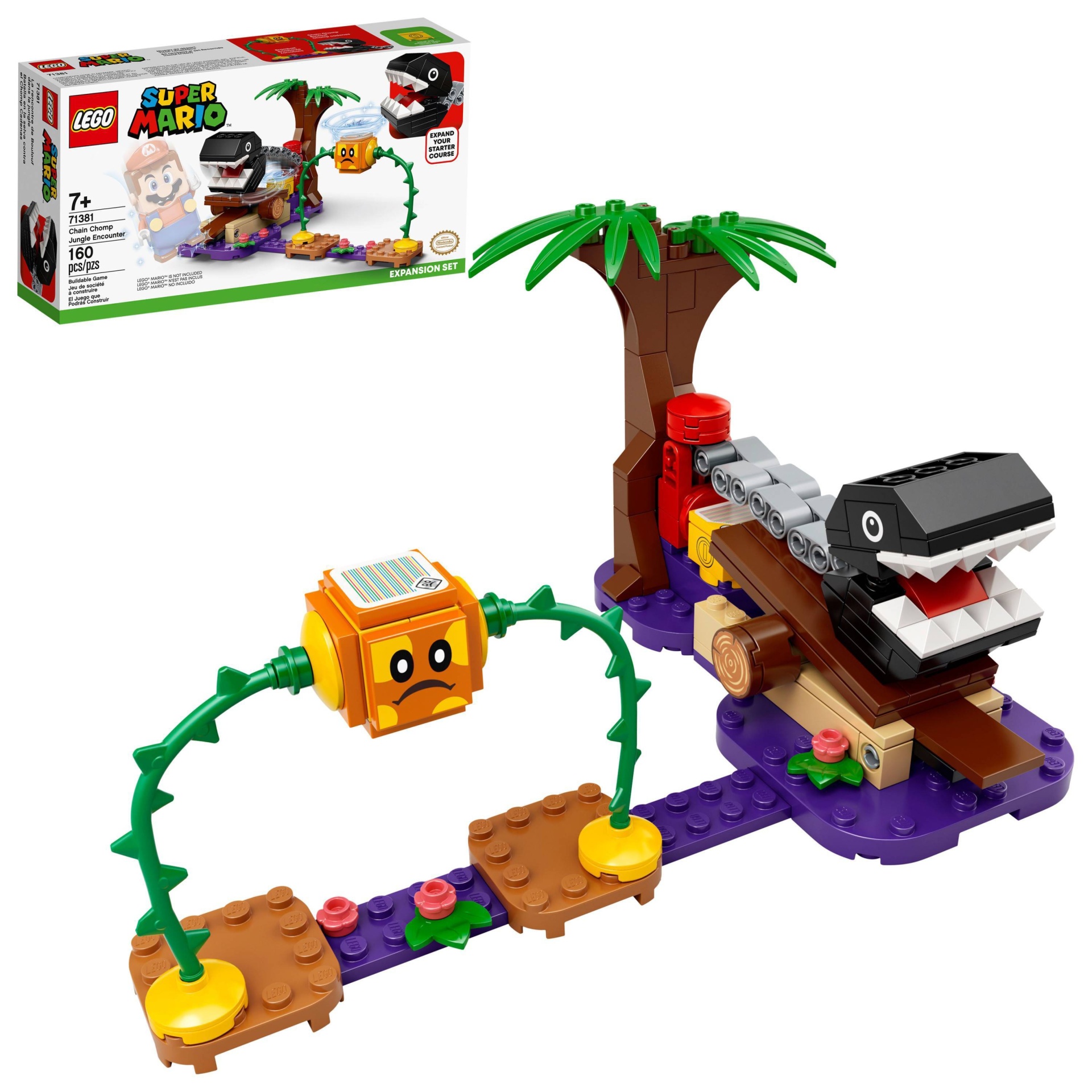 slide 1 of 7, LEGO Super Mario Chain Chomp Jungle Encounter Expansion Set 71381, 1 ct