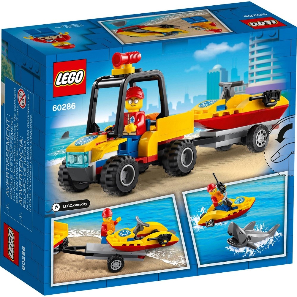 slide 4 of 7, LEGO City Beach Rescue ATV Building Kit 60286, 1 ct