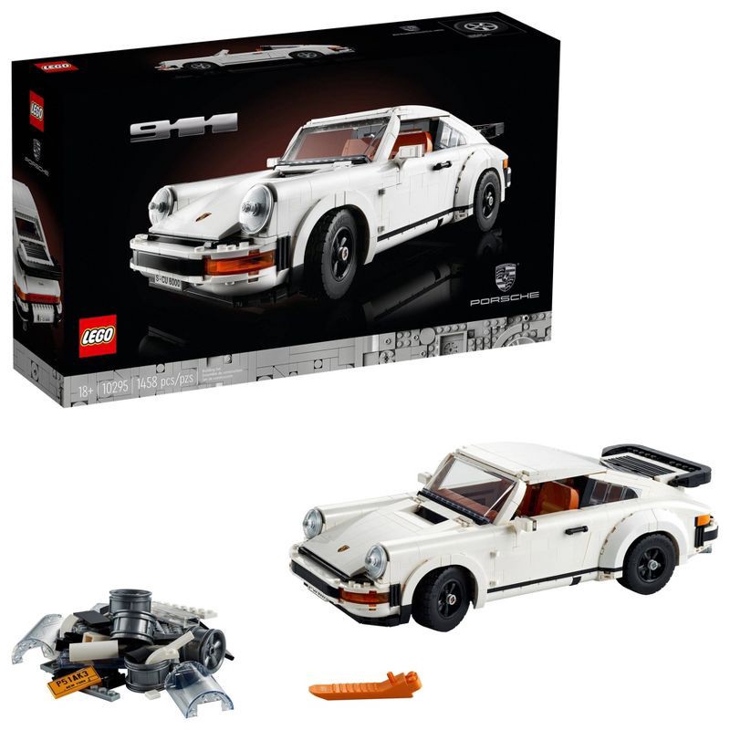 slide 1 of 6, LEGO Icons Porsche 911 Collectible Car Model Kit 10295, 1 ct