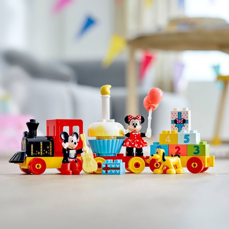 slide 8 of 8, LEGO DUPLO Disney Mickey & Minnie Birthday Train Toy 10941, 1 ct