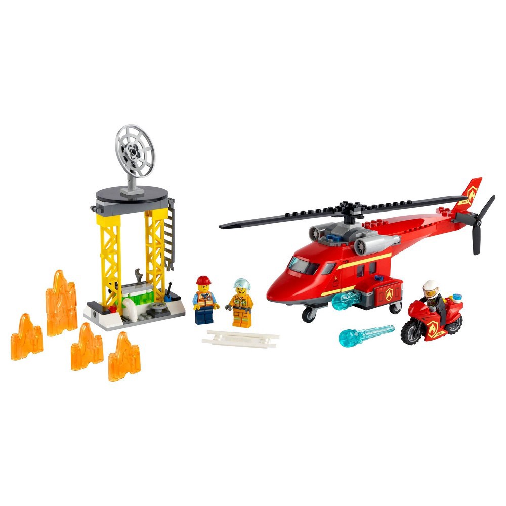 slide 3 of 7, LEGO City Fire Rescue Helicopter Building Kit 60281, 1 ct