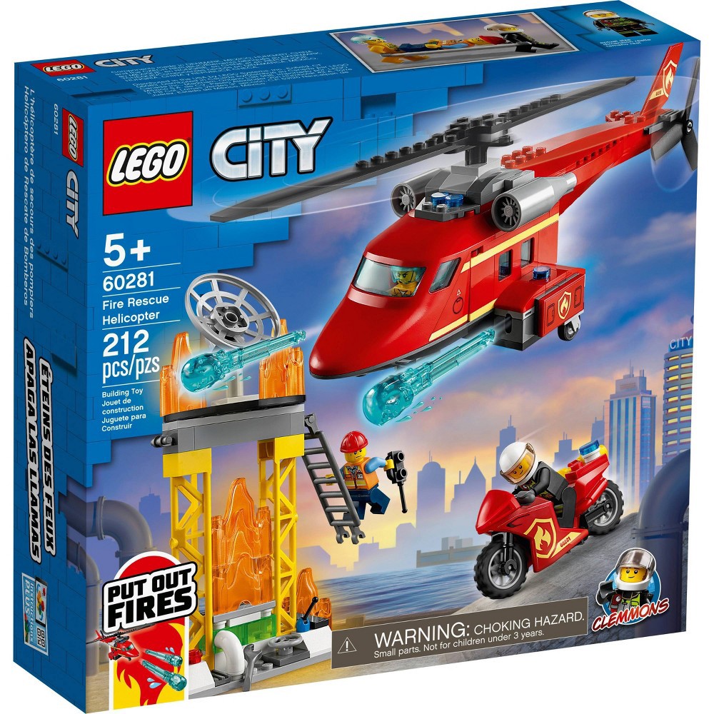 slide 7 of 7, LEGO City Fire Rescue Helicopter Building Kit 60281, 1 ct