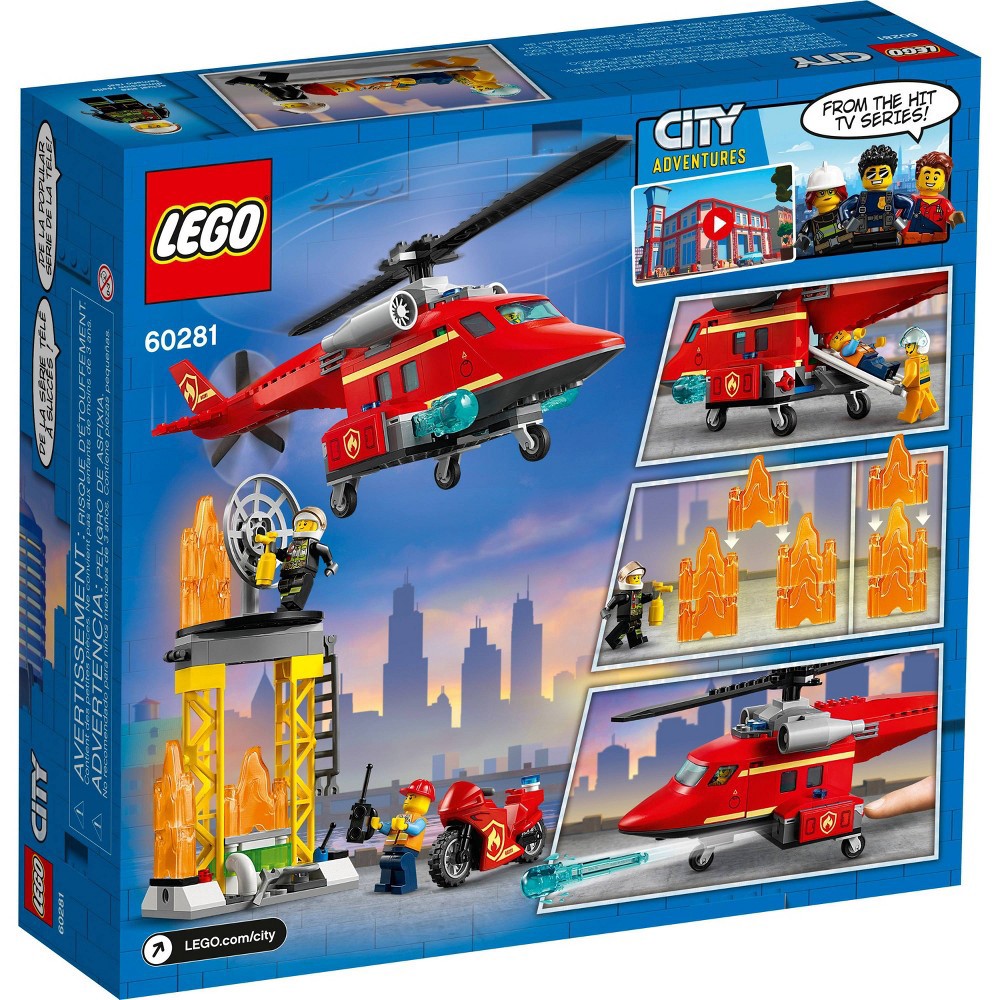 slide 5 of 7, LEGO City Fire Rescue Helicopter Building Kit 60281, 1 ct