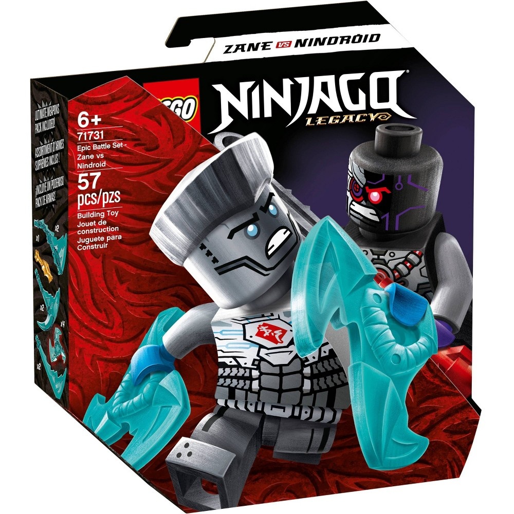 slide 7 of 7, LEGO NINJAGO Epic Battle Set - Zane vs. Nindroid 71731, 1 ct