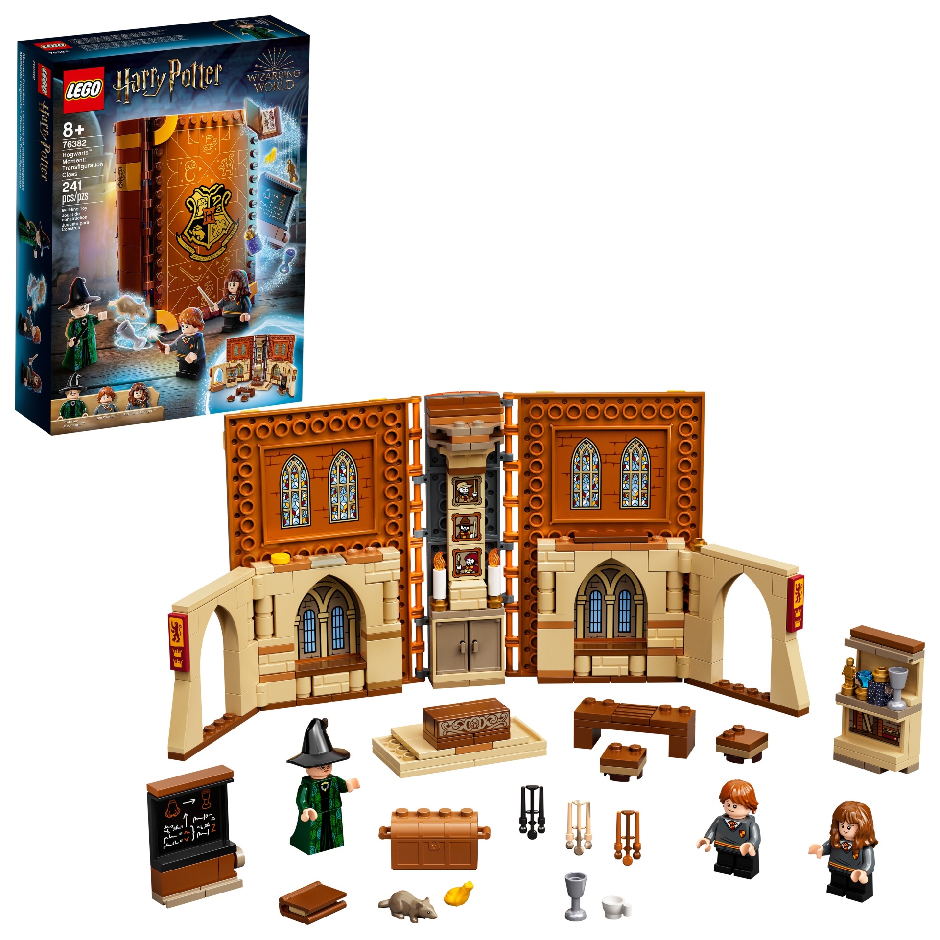 slide 1 of 8, LEGO Harry Potter Hogwarts Moment: Transfiguration Class; Collectible Playset 76382, 1 ct