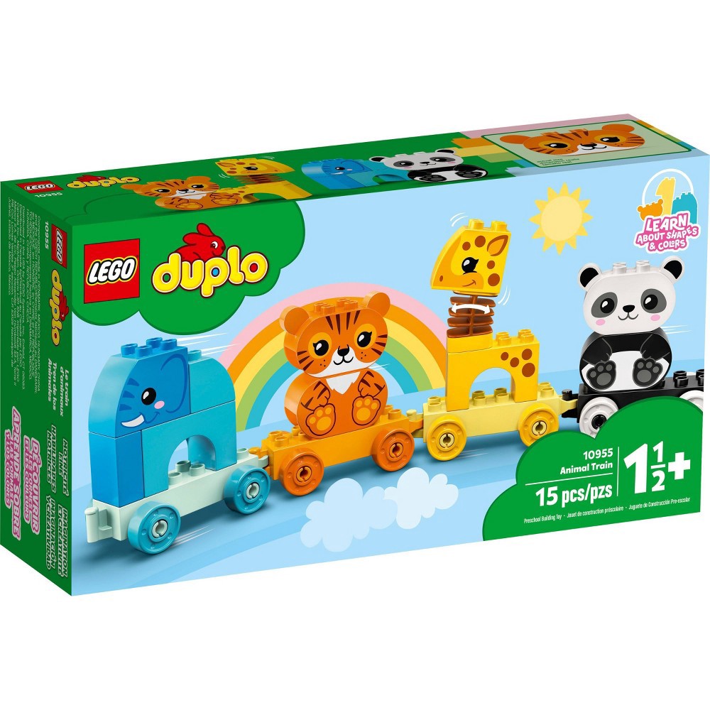 slide 4 of 7, LEGO DUPLO My First Animal Train Pull-Along 10955, 1 ct