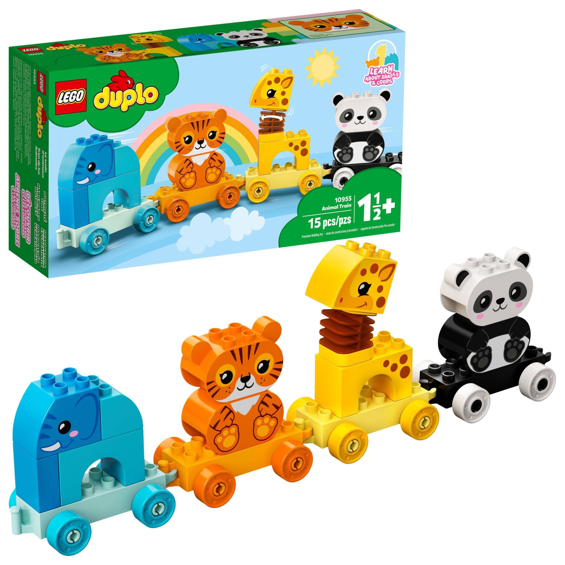 slide 1 of 7, LEGO DUPLO My First Animal Train Pull-Along 10955, 1 ct