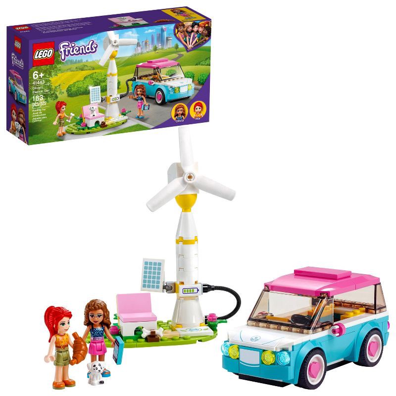 slide 1 of 7, LEGO Friends Olivia Electric Car Toy Eco Playset 41443, 1 ct