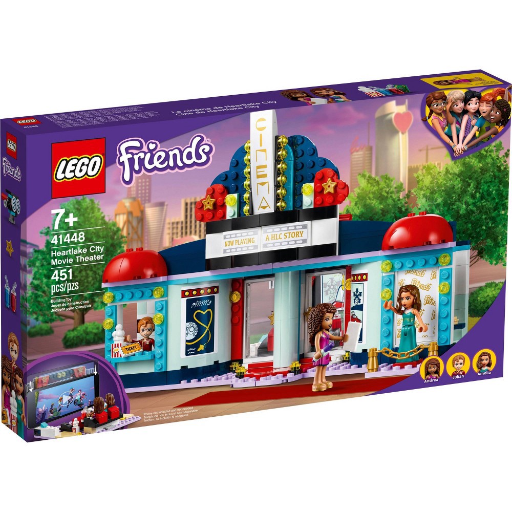 slide 4 of 7, LEGO Friends Heartlake City Movie Theater Set 41448, 1 ct