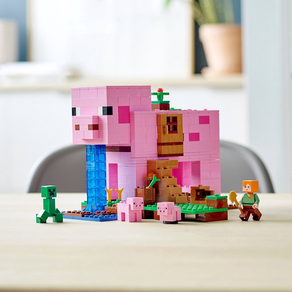 slide 7 of 8, LEGO Minecraft The Pig House 21170, 1 ct
