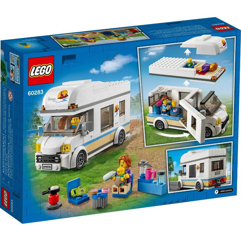 slide 5 of 7, LEGO City Great Vehicles Holiday Camper Van Toy Car 60283, 1 ct