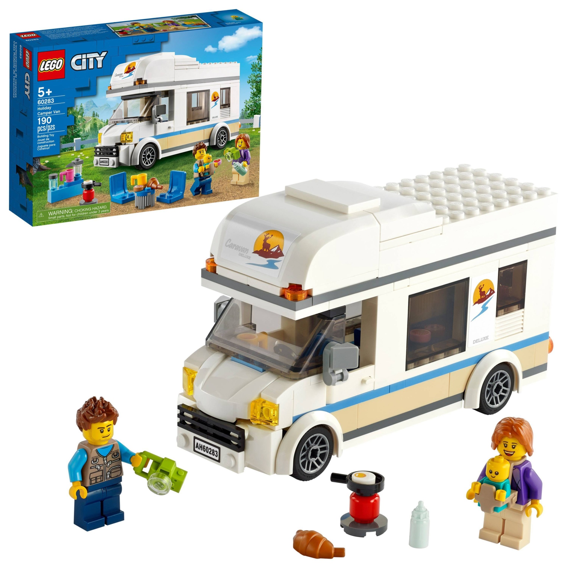 slide 1 of 7, LEGO City Holiday Camper Van Building Kit 60283, 1 ct