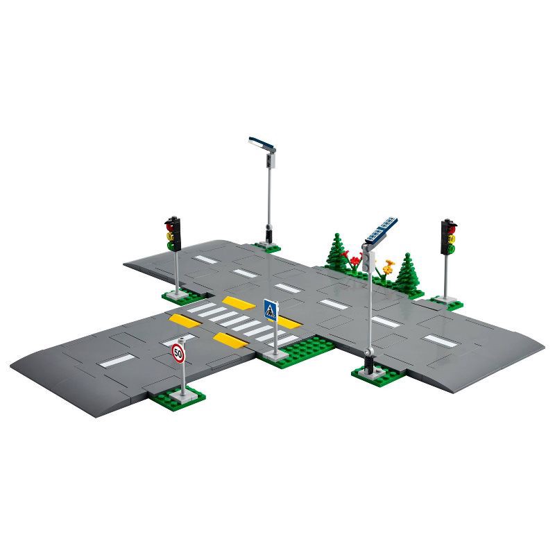 slide 2 of 7, LEGO City Road Plates Building Set with Traffic Lights 60304, 1 ct