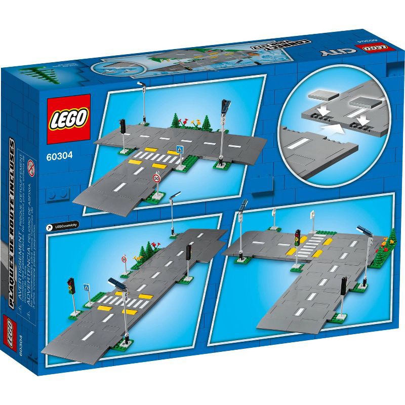 slide 3 of 7, LEGO City Road Plates Building Set with Traffic Lights 60304, 1 ct