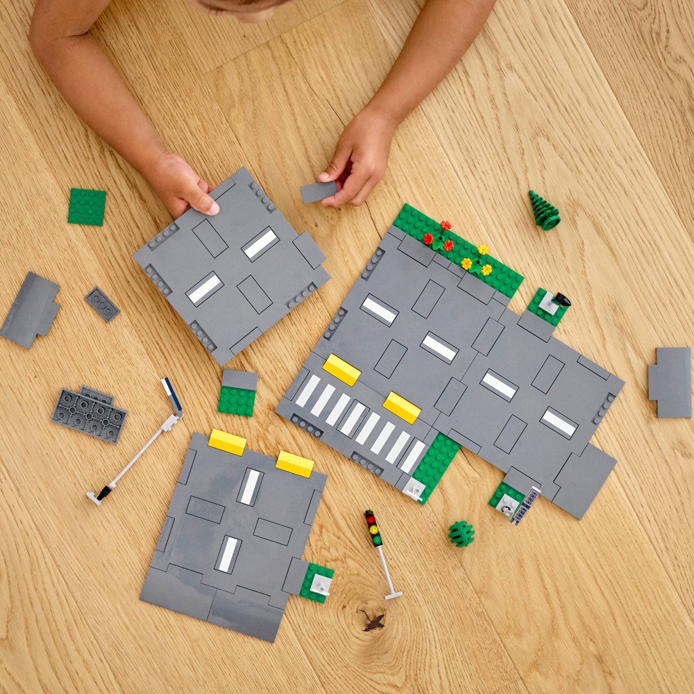 slide 6 of 7, LEGO City Road Plates Building Kit 60304, 1 ct