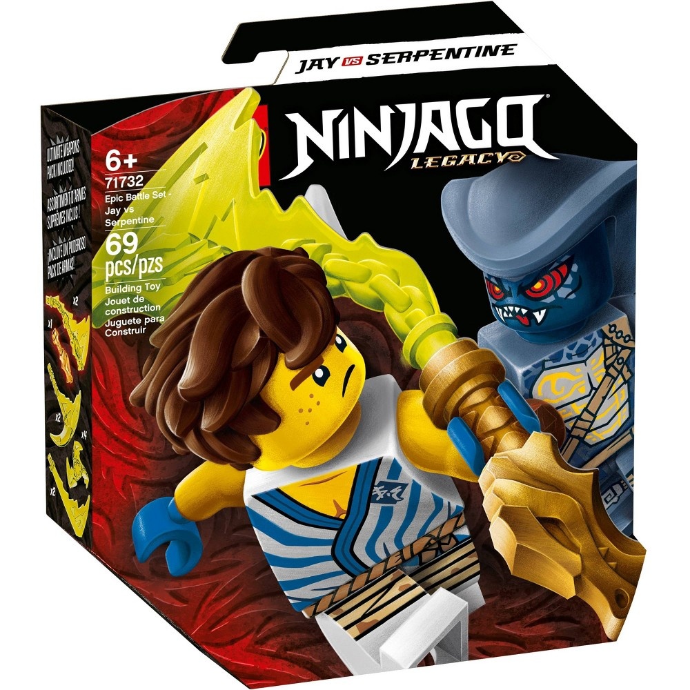 slide 7 of 7, LEGO NINJAGO Epic Battle Set - Jay vs. Serpentine Building Kit 71732, 1 ct