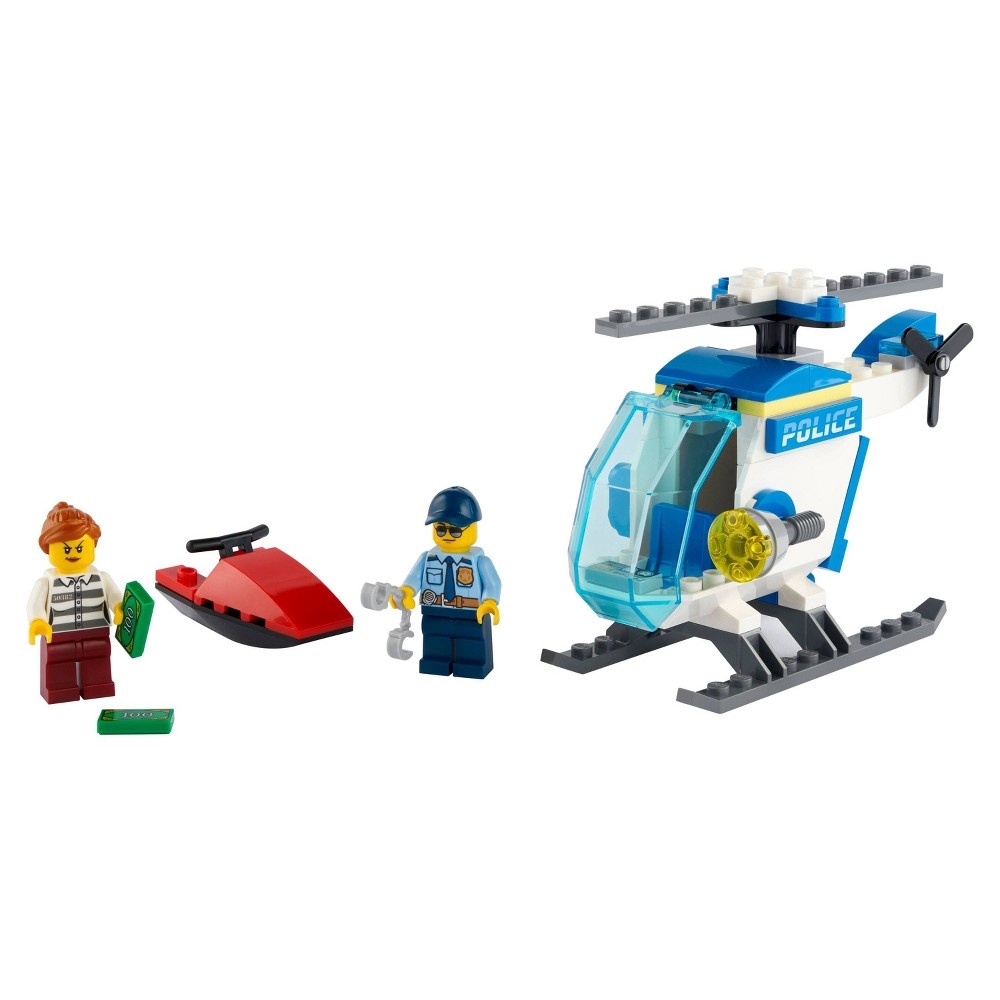 slide 2 of 7, LEGO City Police Helicopter Building Kit 60275, 1 ct