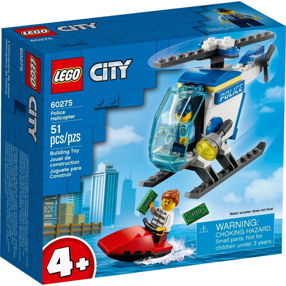 slide 4 of 7, LEGO City Police Helicopter Building Kit 60275, 1 ct
