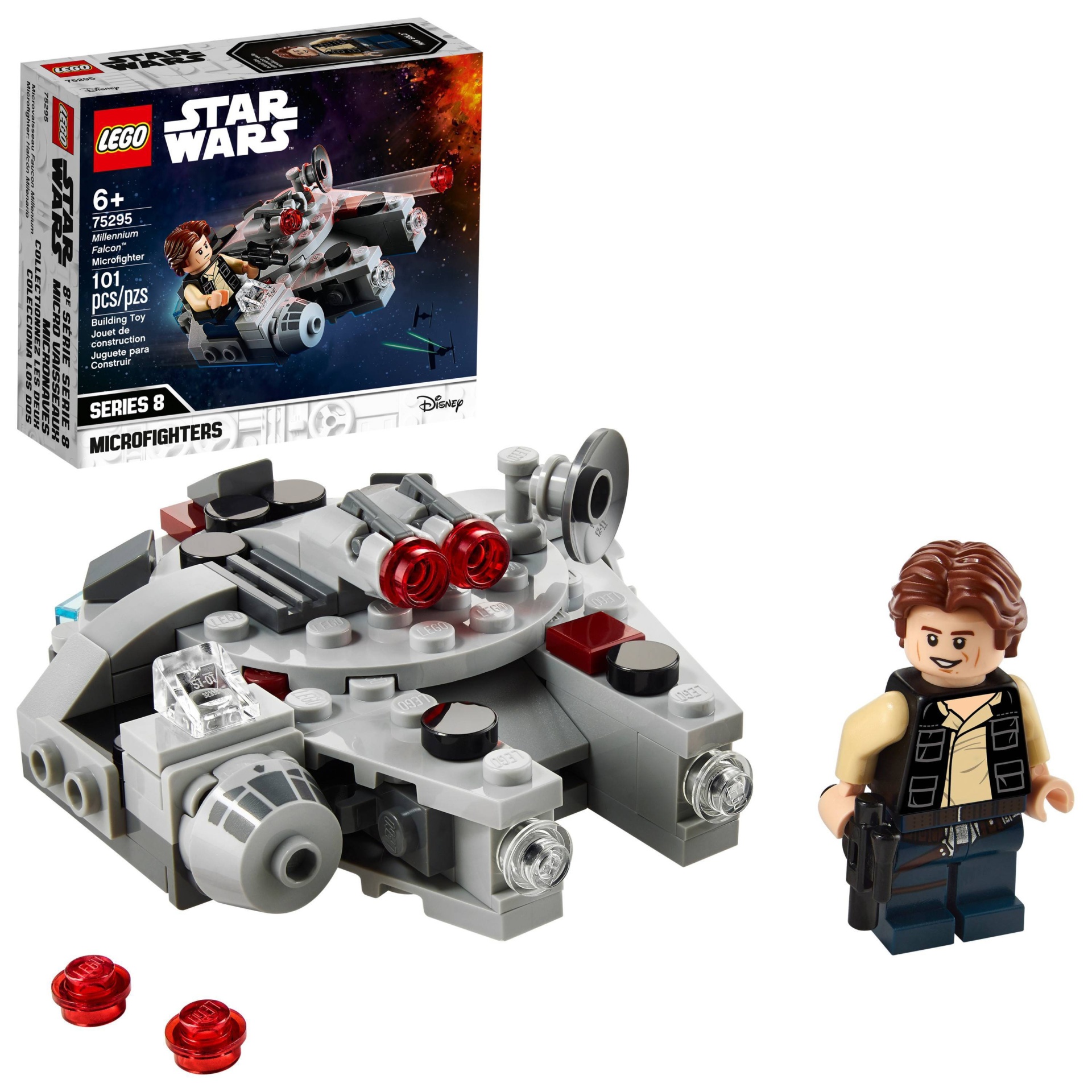 slide 1 of 7, LEGO Star Wars Millennium Falcon Microfighter Building Kit 75295, 1 ct