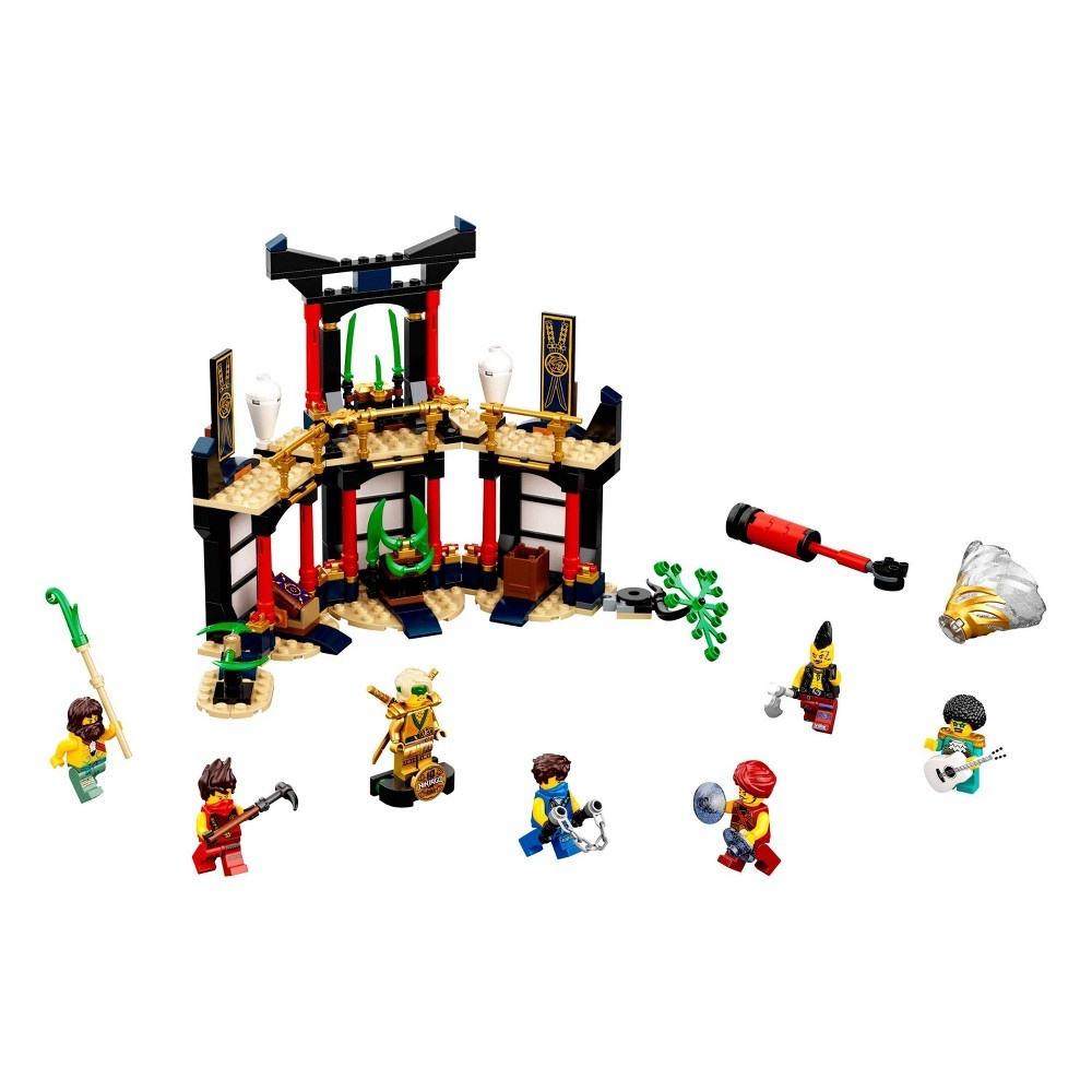 slide 2 of 7, LEGO NINJAGO Legacy Tournament of Elements; Temple Building Set Featuring Ninja Minifigures 71735, 1 ct