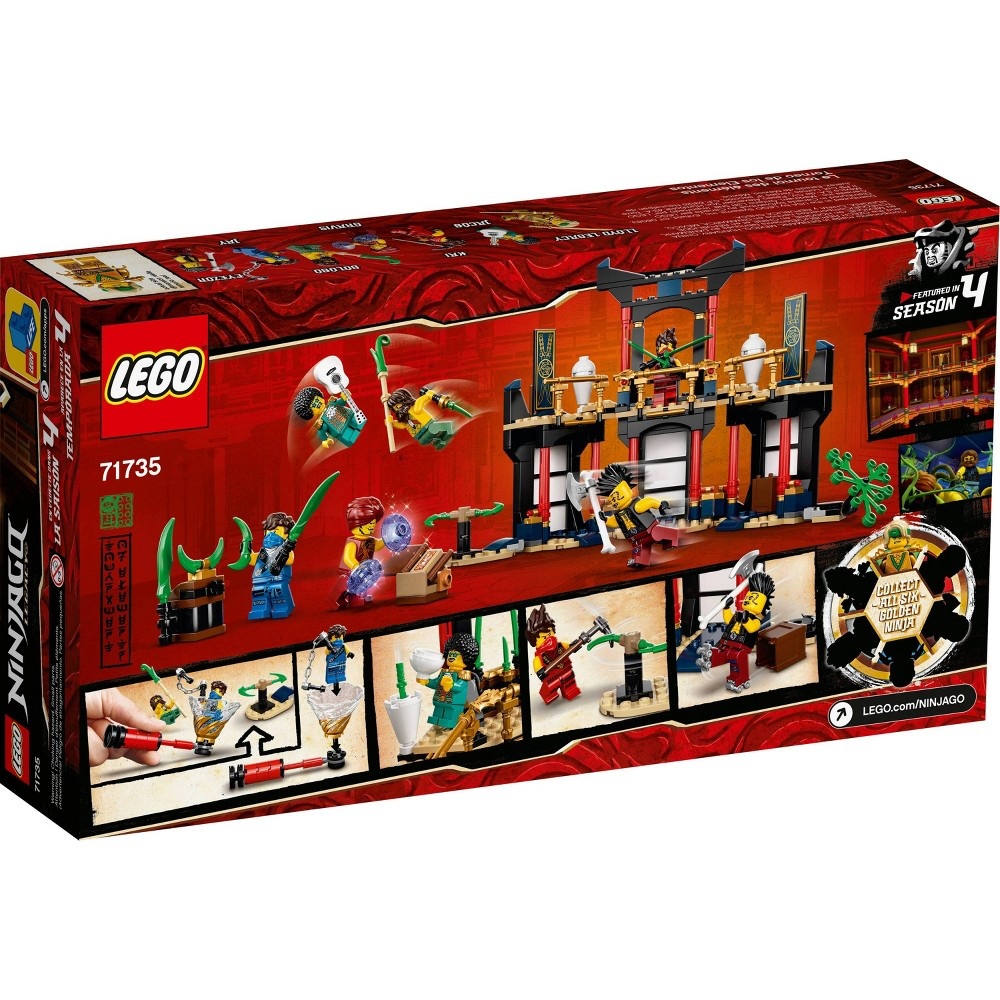 slide 5 of 7, LEGO NINJAGO Legacy Tournament of Elements; Temple Building Set Featuring Ninja Minifigures 71735, 1 ct