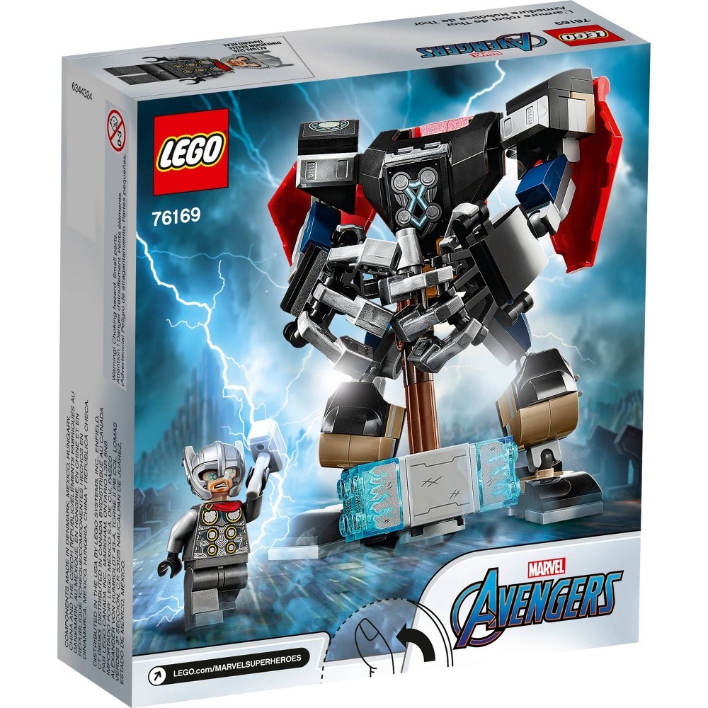 slide 4 of 6, LEGO Marvel Avengers Classic Thor Mech Armor Playset 76169, 1 ct