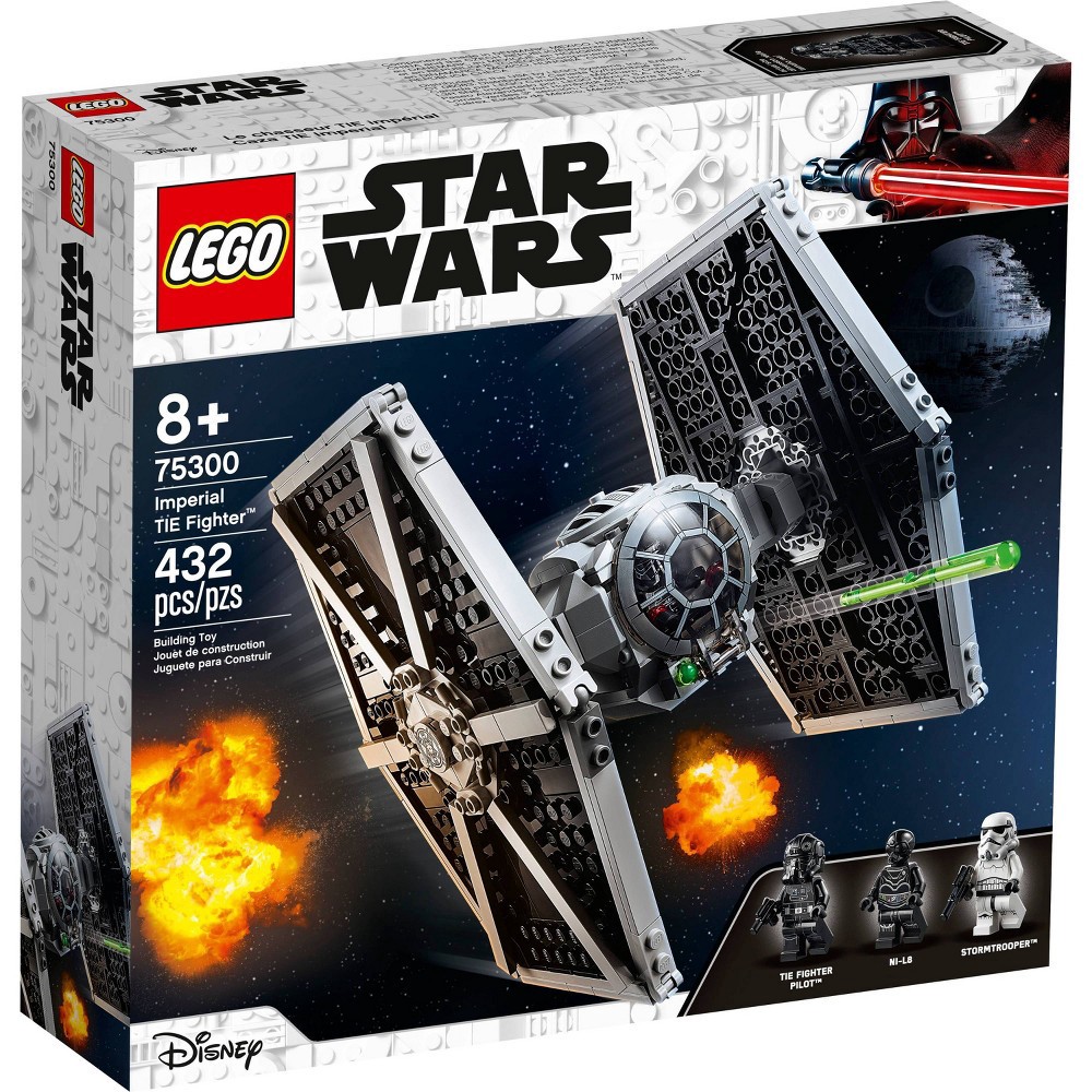 slide 2 of 7, LEGO Star Wars Imperial TIE Fighter Building Kit 75300, 1 ct