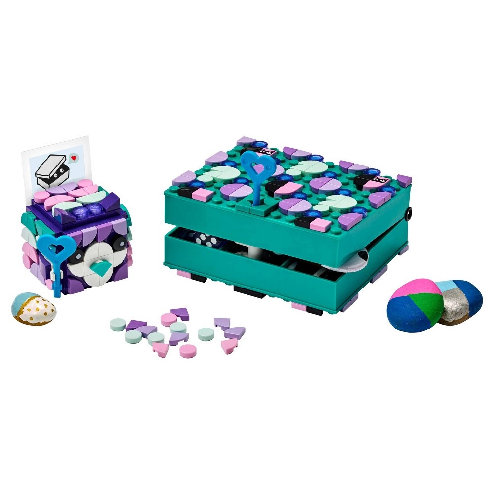 slide 2 of 6, LEGO DOTS Secret Boxes DIY Craft Decorations Kit 41925, 1 ct