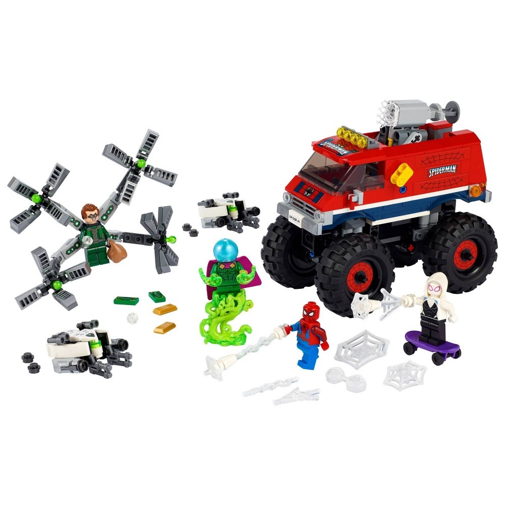 slide 2 of 7, LEGO Marvel Spider-Man: Spider-Man's Monster Truck vs. Mysterio 76174, 1 ct