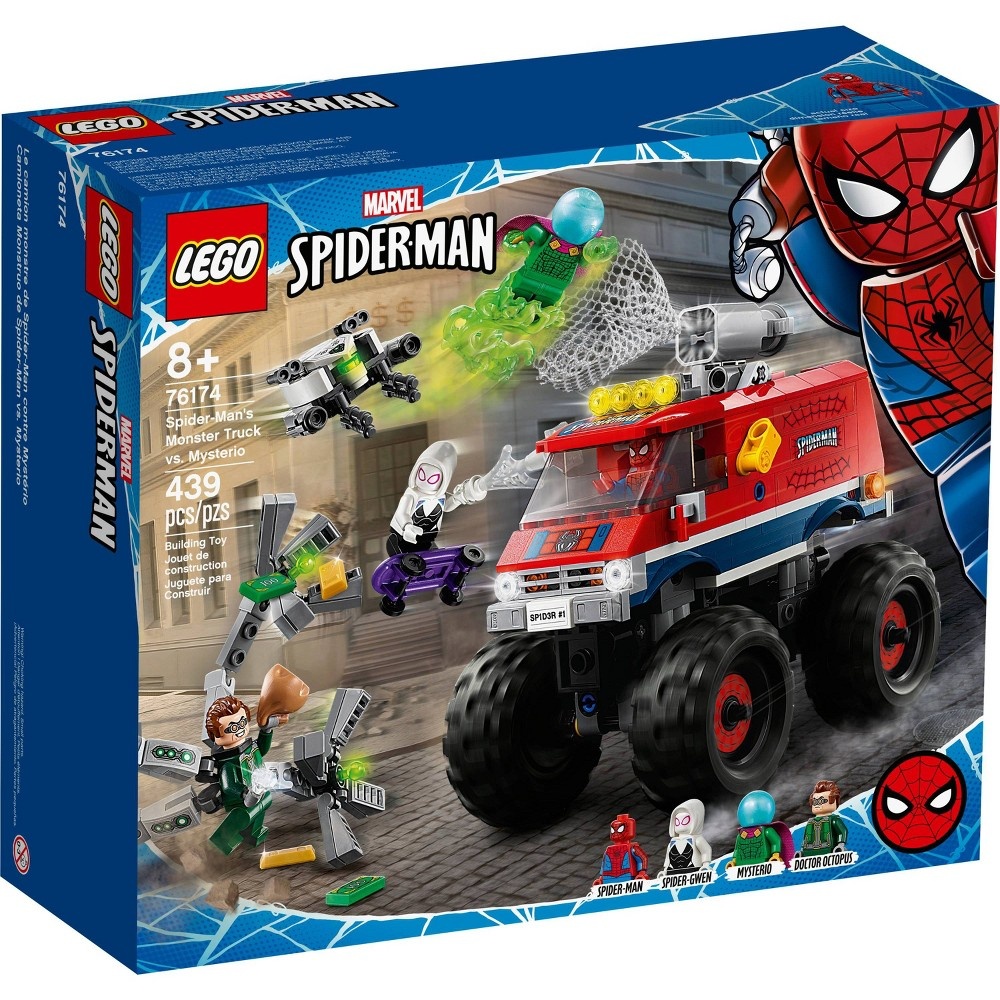 slide 4 of 7, LEGO Marvel Spider-Man: Spider-Man's Monster Truck vs. Mysterio 76174, 1 ct