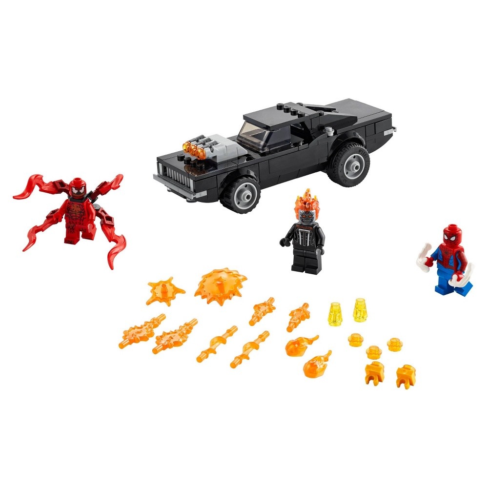 slide 2 of 7, LEGO Marvel Spider-Man: Spider-Man and Ghost Rider vs. Carnage Collectible Building Toy 76173, 1 ct